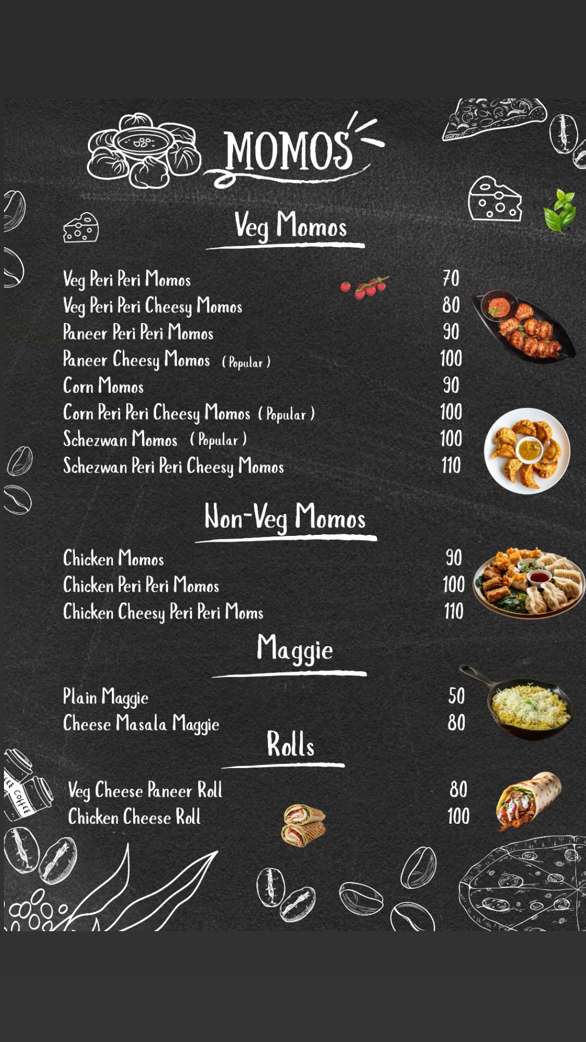 Momos, Rolls & Maggie
